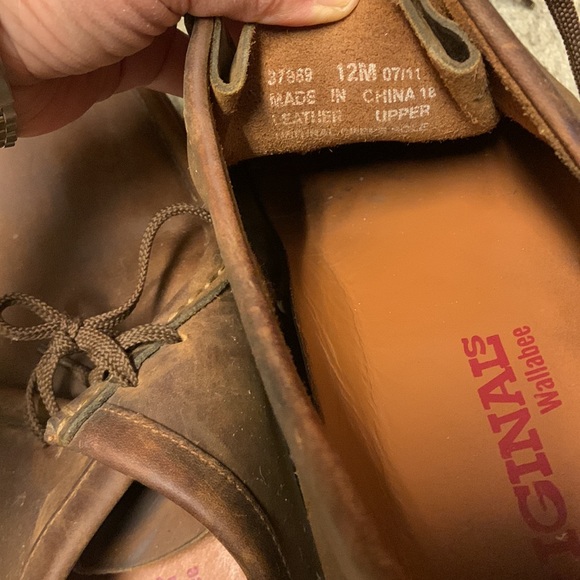 Clarks originals Stead Wallabee Moccasin Clay Suede Mens 12